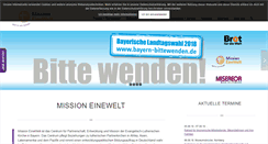 Desktop Screenshot of mission-einewelt.de